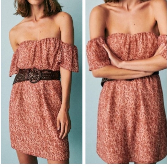 SÉZANE Alba Mini Off Shoulder Dress - Picture 3 of 12